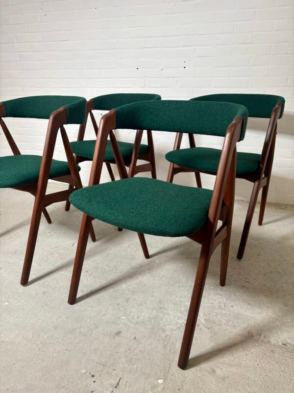 4x dining chairs Thomas Harlev model 205 - Image 3