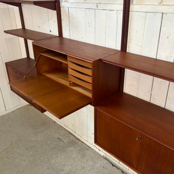 Teak modulair wall unit danish 60's - Image 4