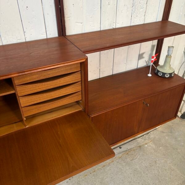 Teak modulair wall unit danish 60's - Image 5