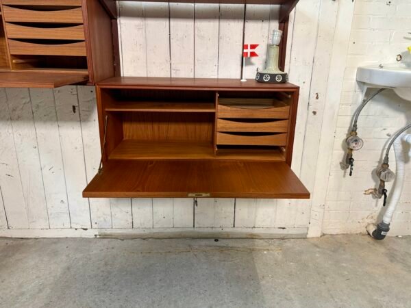 Teak modulair wall unit danish 60's - Image 8