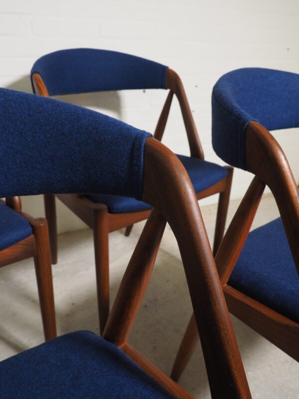 4x dining chairs Kai Kristiansen model 31 - Image 3