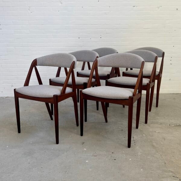 6x dining chairs Kai Kristiansen model 31 - Image 3
