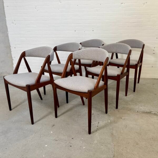 6x dining chairs Kai Kristiansen model 31 - Image 2