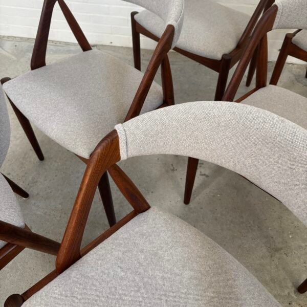 6x dining chairs Kai Kristiansen model 31 - Image 4