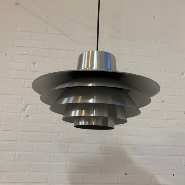 Svend Middelboe brushed aluminium Verona pendel light - Image 3