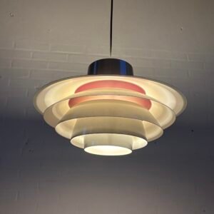 Svend Middelboe brushed aluminium Verona pendel light