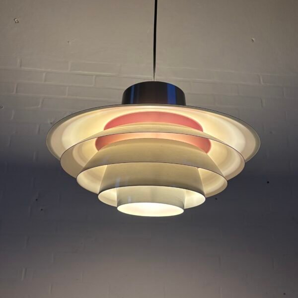 Svend Middelboe brushed aluminium Verona pendel light