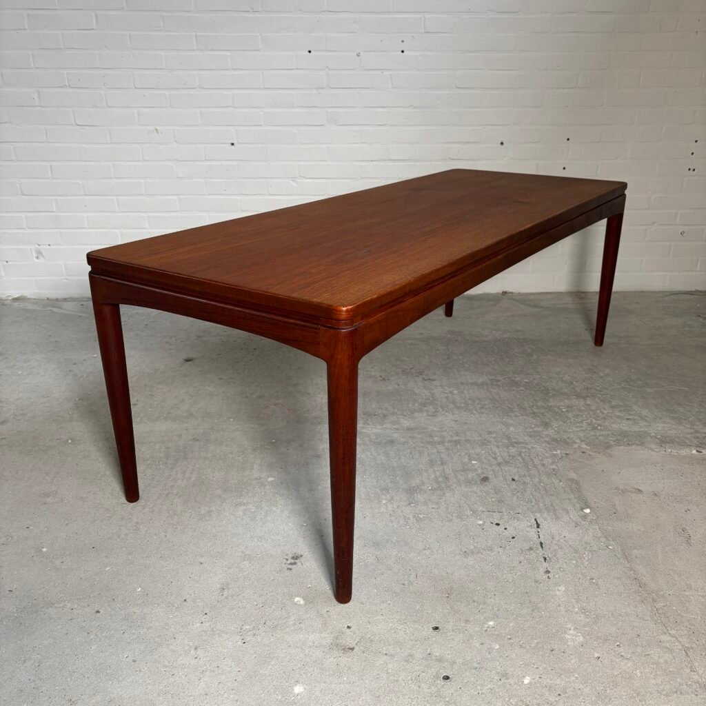Vintage danish coffee table designed by Johannes Andersen and likely produced by Christian Linneberg Møbelfabrik