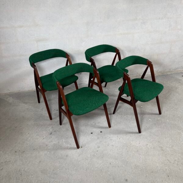 4x dining chairs T. Harlev model 205 - Image 2