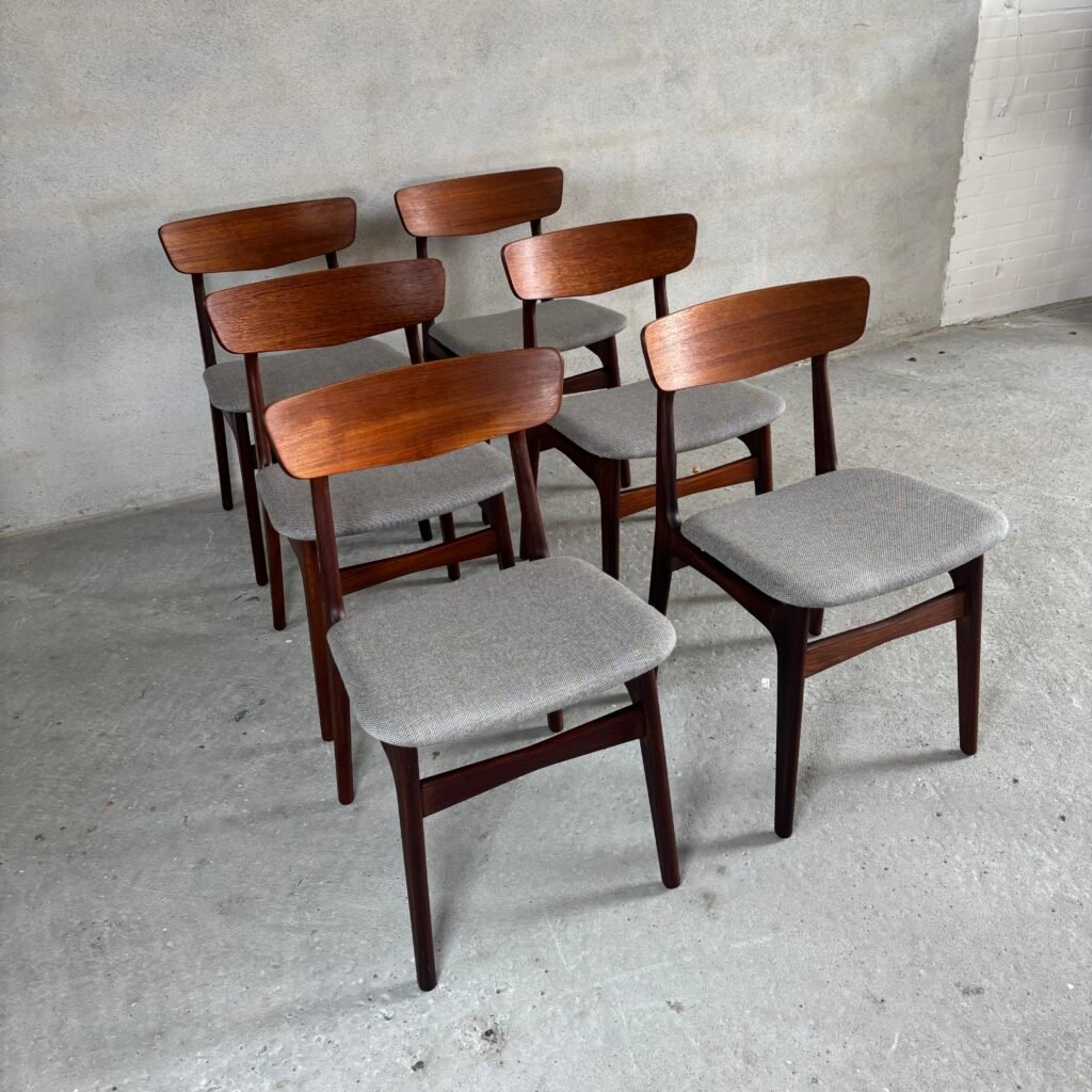 Schiønning & Elgaard teak dining chairs