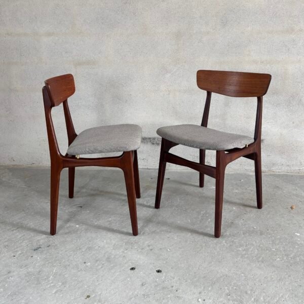 6x Schiønning & Elgaard teak dining chairs - Image 3