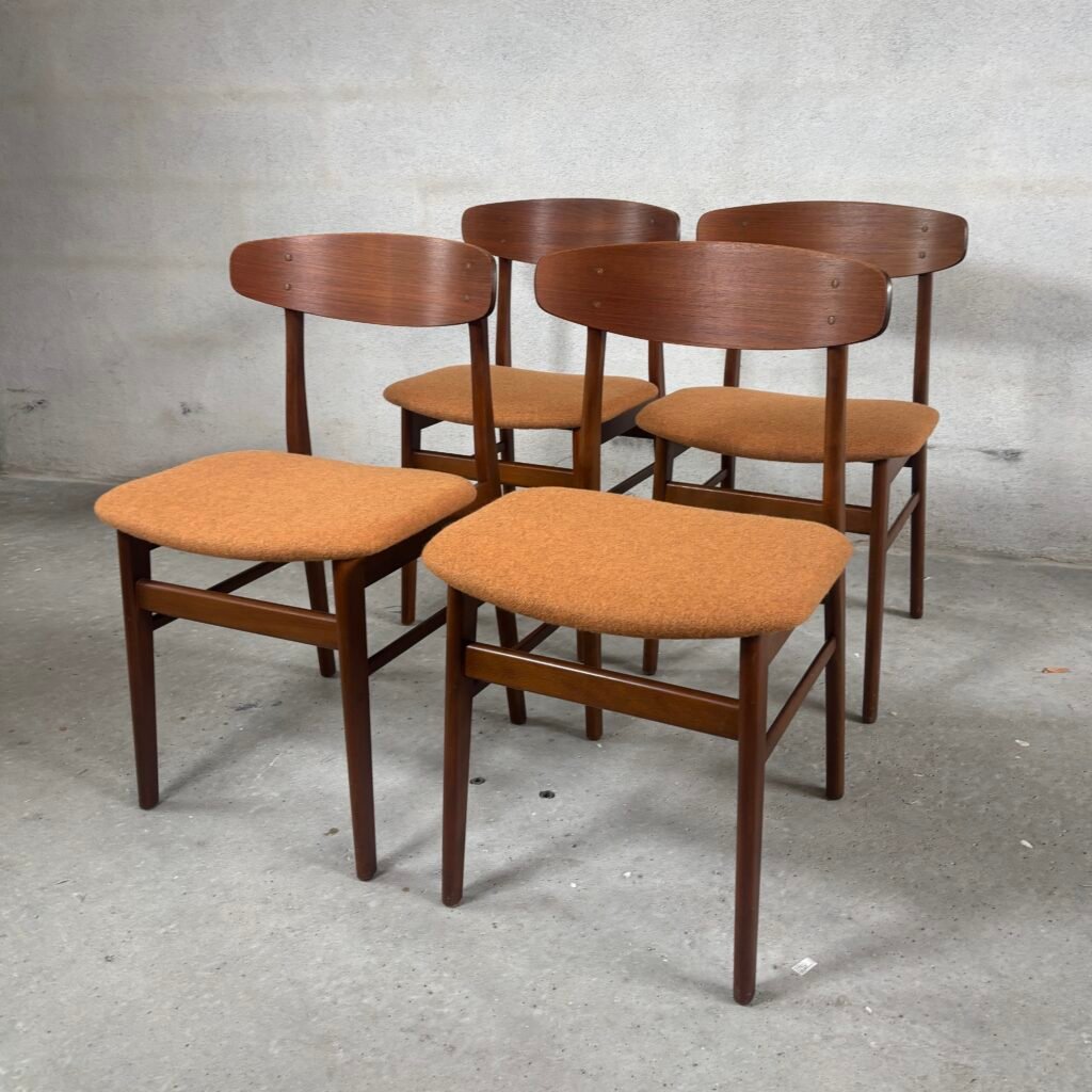 Danish “Sax” Teak Dining Chairs
