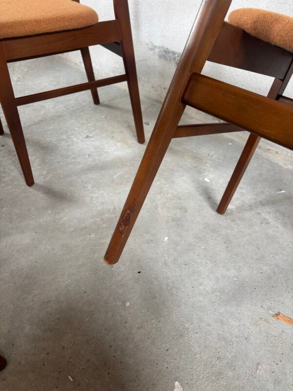 4x Danish “Sax” Teak Dining Chairs - Image 10