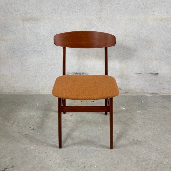 4x Danish “Sax” Teak Dining Chairs - Image 7