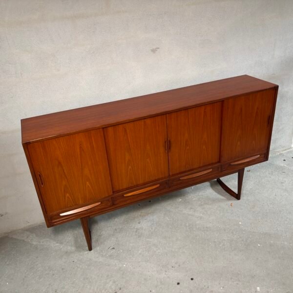 Sofus Jørgensen – Teak Highboard, Denmark 1960s - Image 2