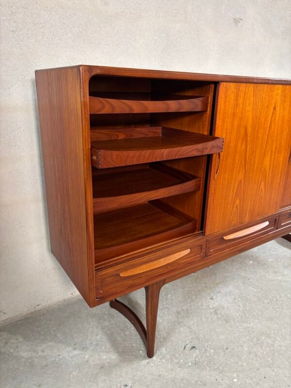 Sofus Jørgensen – Teak Highboard, Denmark 1960s - Image 5