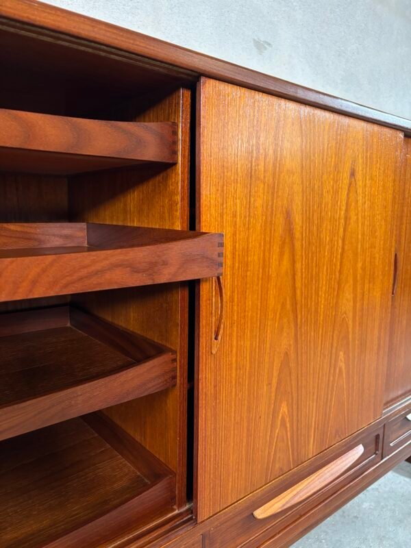 Sofus Jørgensen – Teak Highboard, Denmark 1960s - Image 6