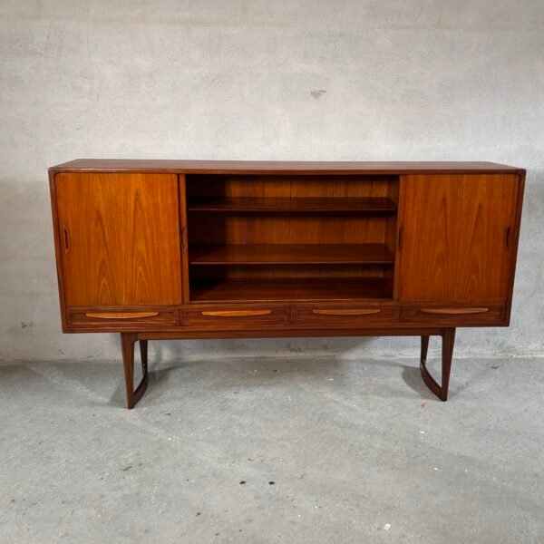 Sofus Jørgensen – Teak Highboard, Denmark 1960s - Image 7