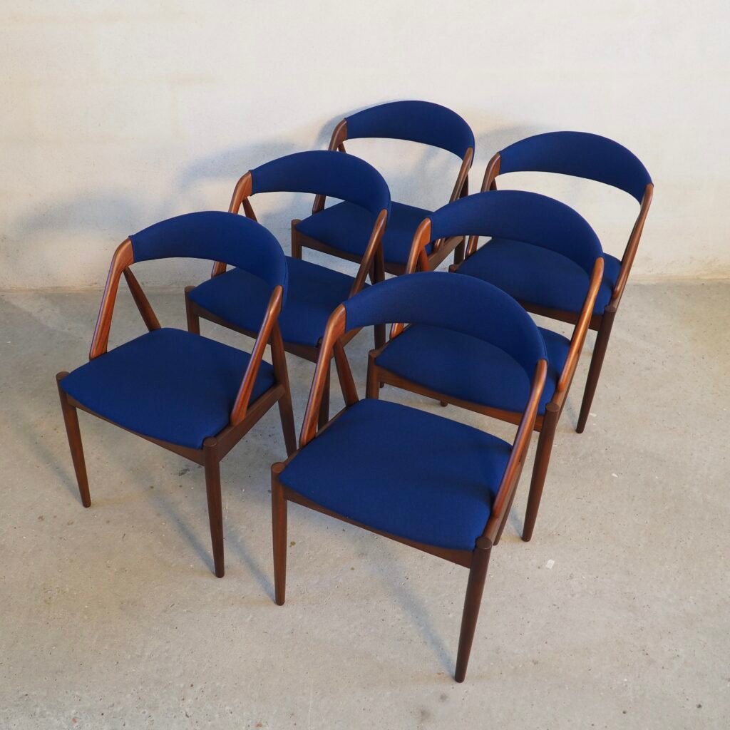 Kai Kristiansen – Set of 6 Model 31 Dining Chairs, Denmark 1960s