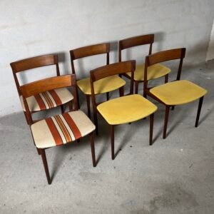 6x Rosewood Dining Chairs — Rosengren Hansen for Brande Møbelfabrik, 1960s