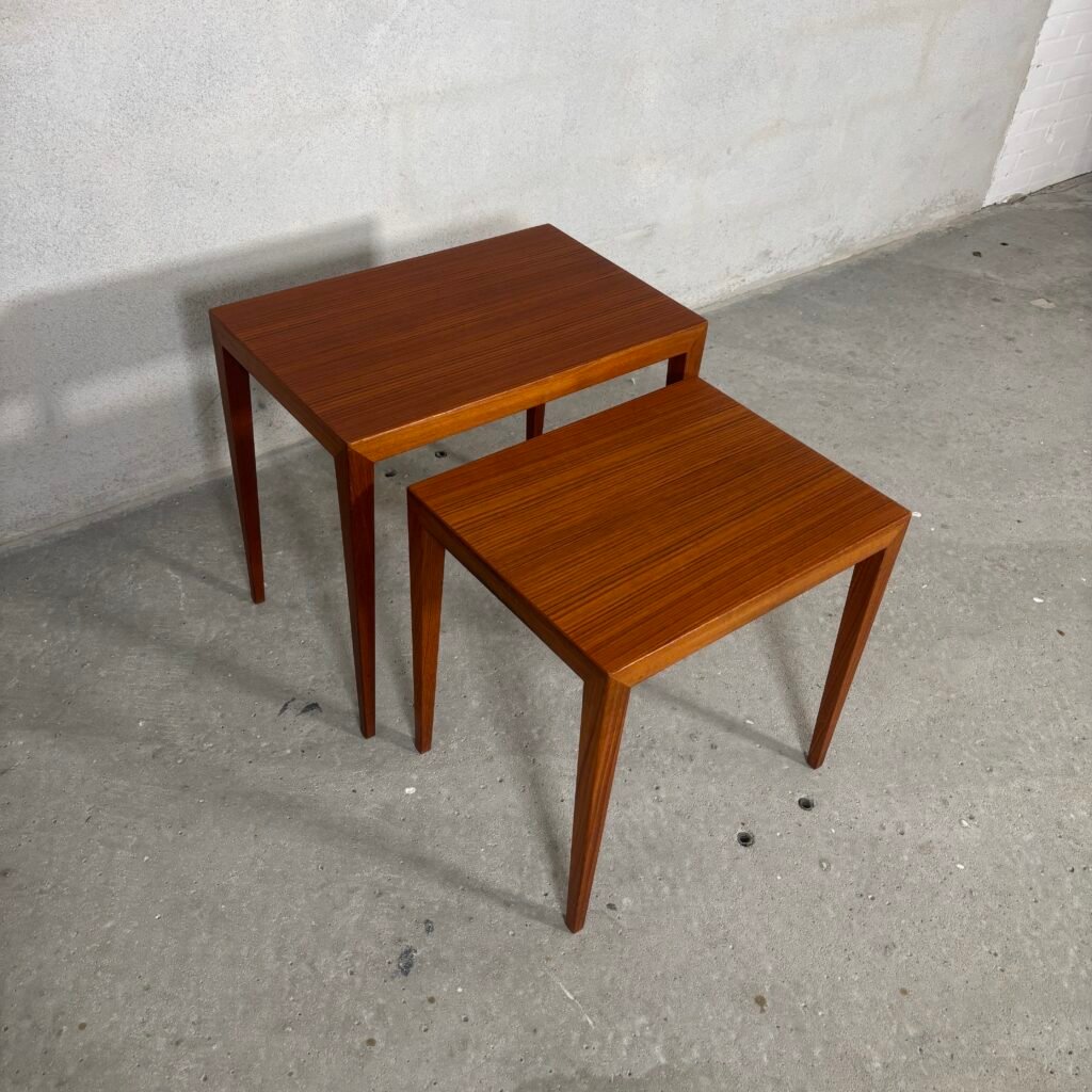 Pair of Nesting Tables by Severin Hansen for Haslev Møbelsnedkeri — Denmark, 1960s