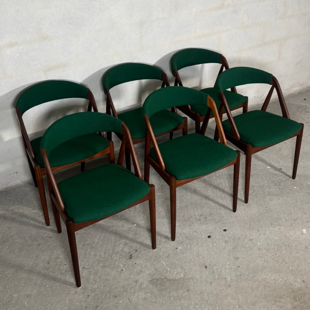 Set of 6 Model 31 Dining Chairs by Kai Kristiansen — Denmark, 1960s