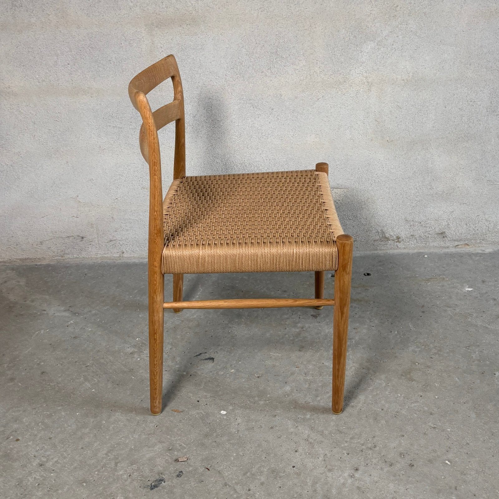 12x Søren Willadsen Oak Dining Chairs – Fully Restored with New Papercord Seats - Image 3
