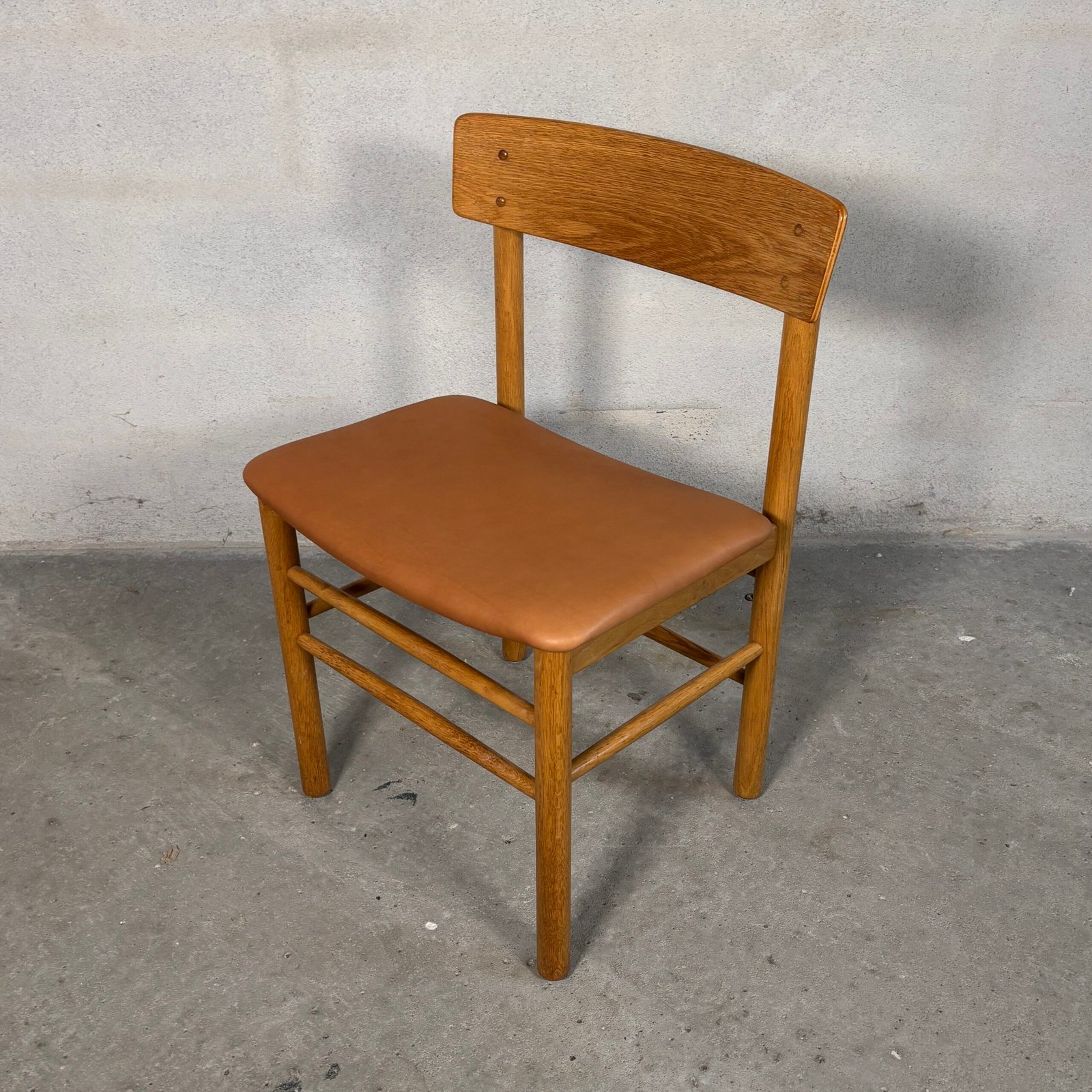 4x Farstrup – Model 250 Dining Chairs, Cognac Leather - Image 7