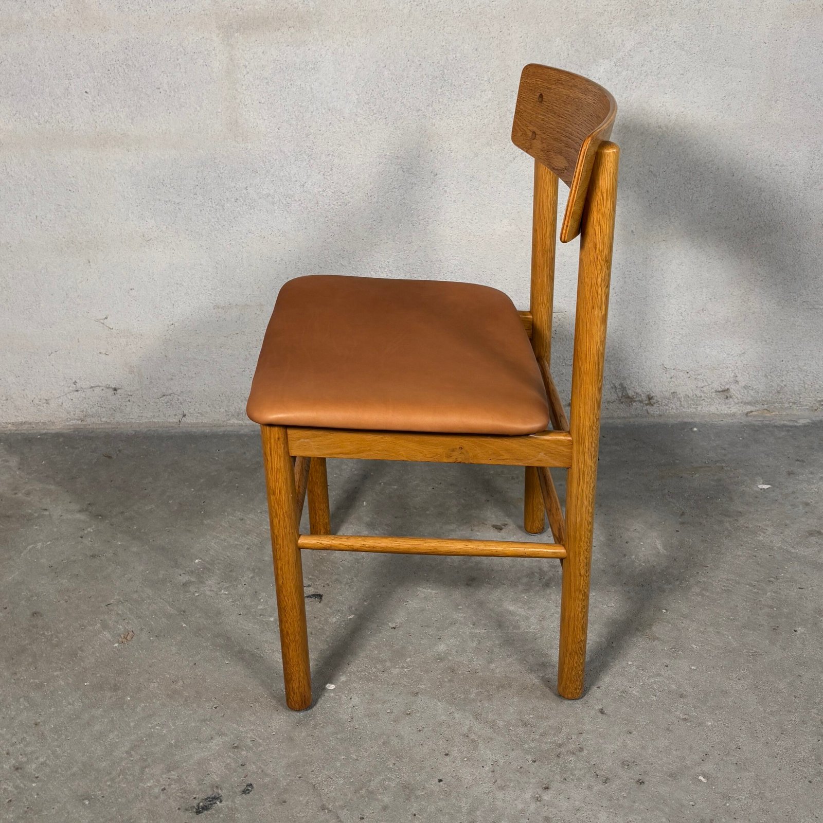 4x Farstrup – Model 250 Dining Chairs, Cognac Leather - Image 8