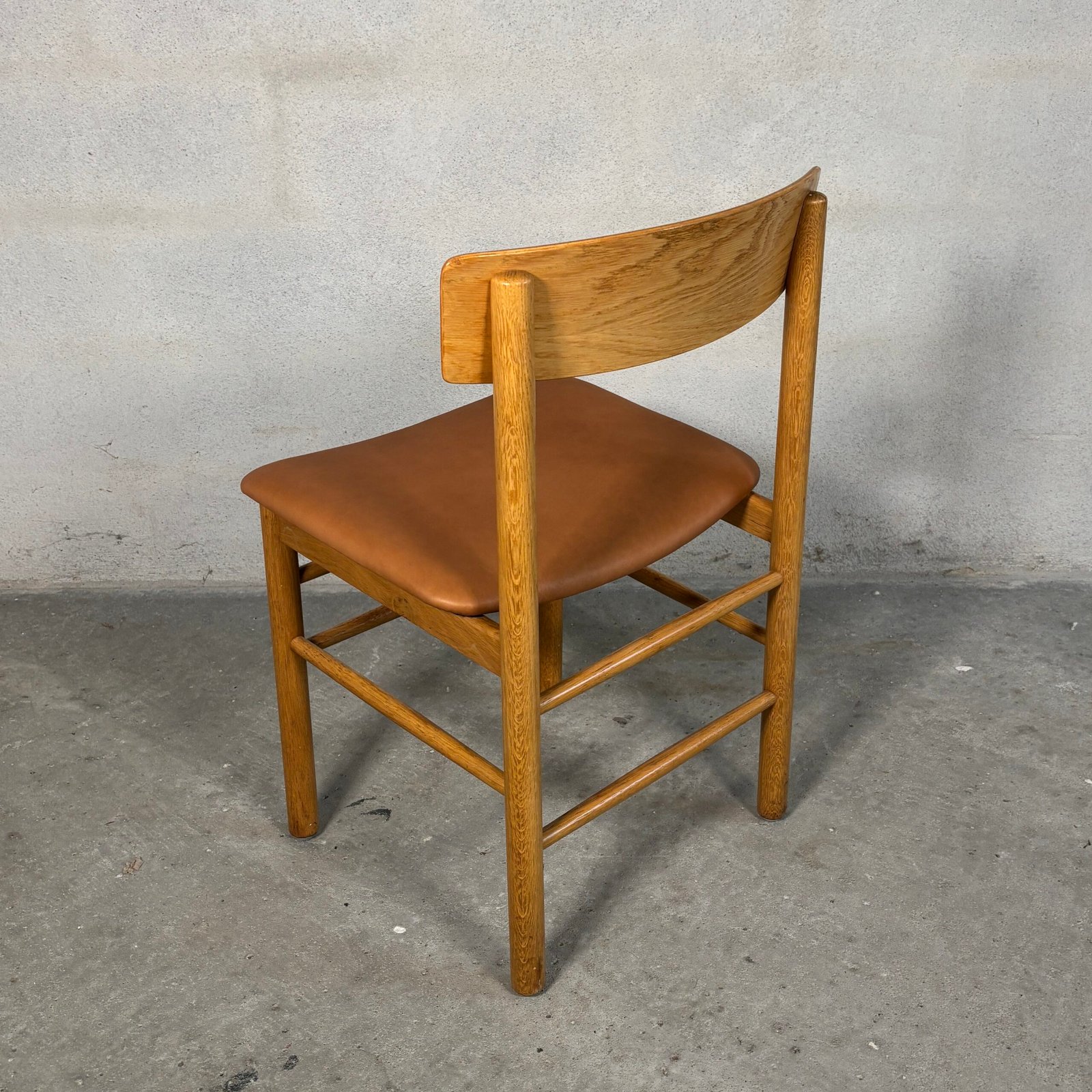 4x Farstrup – Model 250 Dining Chairs, Cognac Leather - Image 9