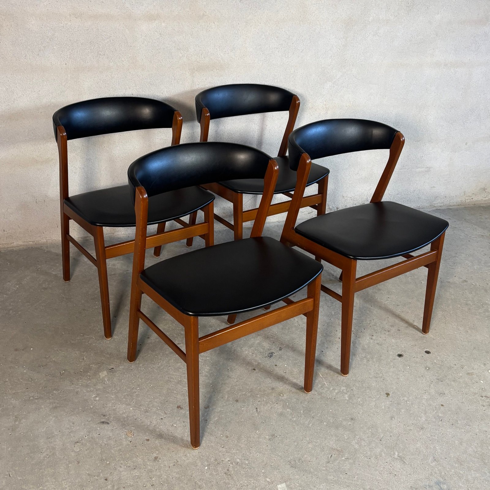 Set of 4 SAX Furniture Factory Dining Chairs – Denmark, 1960s - Image 2