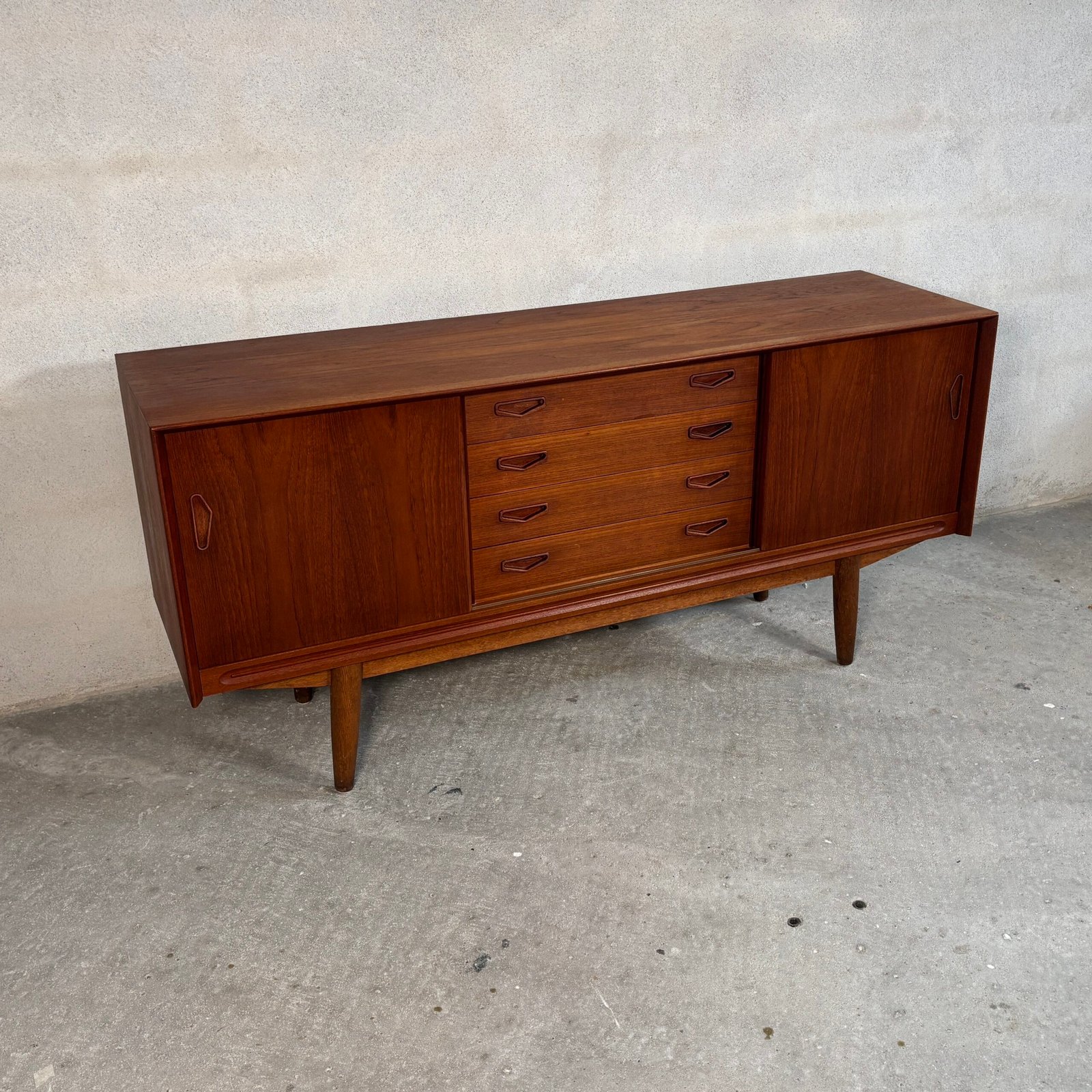 Clausen & Søn Teak Sideboard / Lowboard – Denmark, 1960s - Image 2