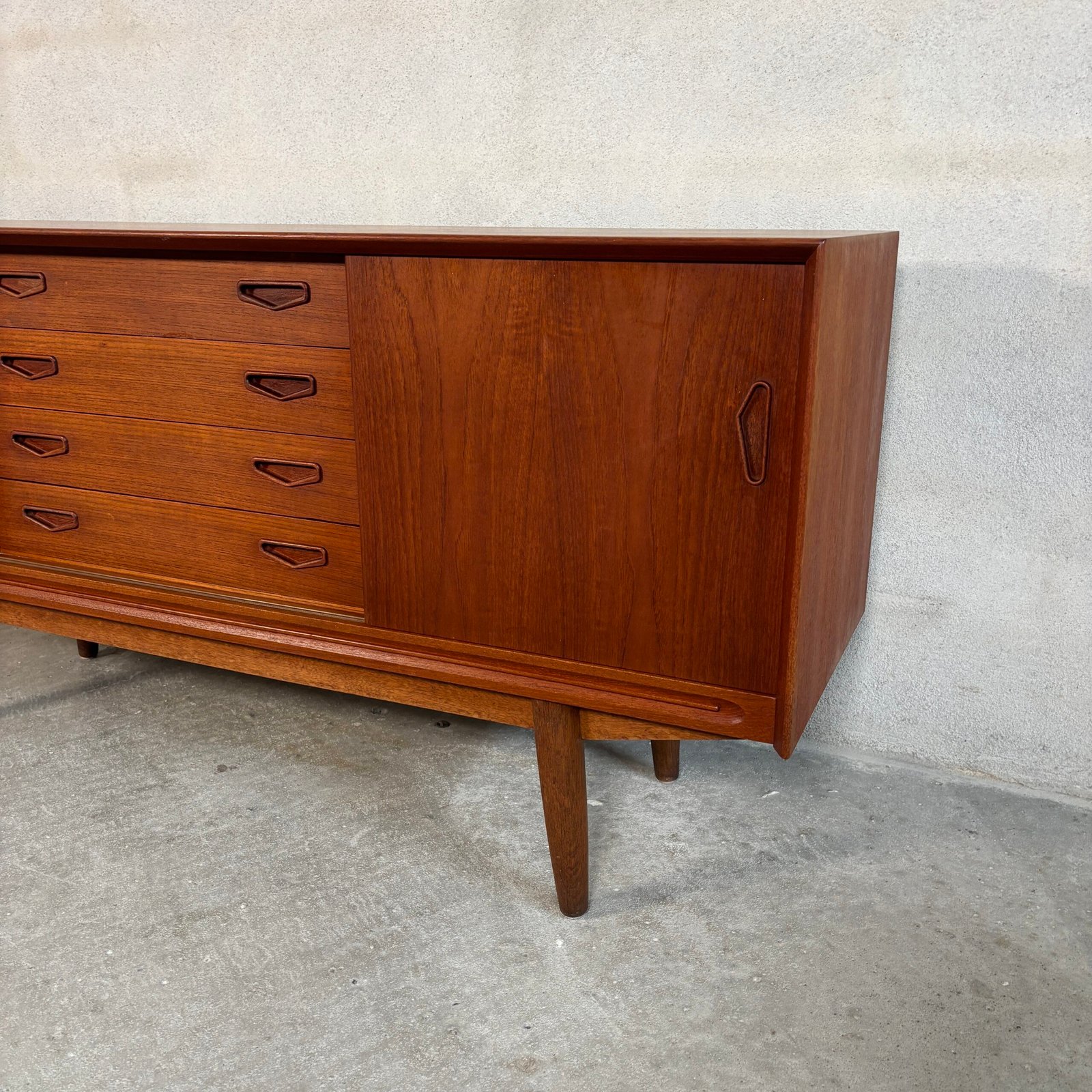 Clausen & Søn Teak Sideboard / Lowboard – Denmark, 1960s - Image 3
