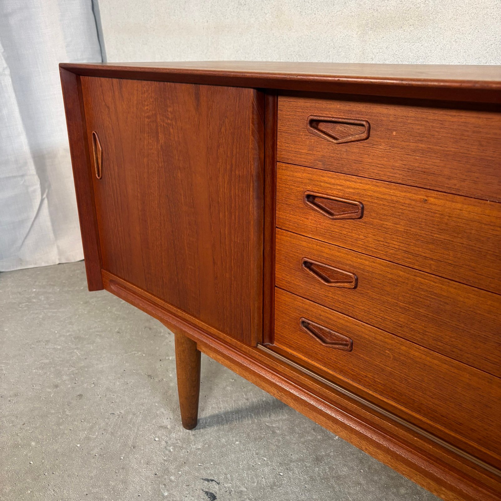 Clausen & Søn Teak Sideboard / Lowboard – Denmark, 1960s - Image 5
