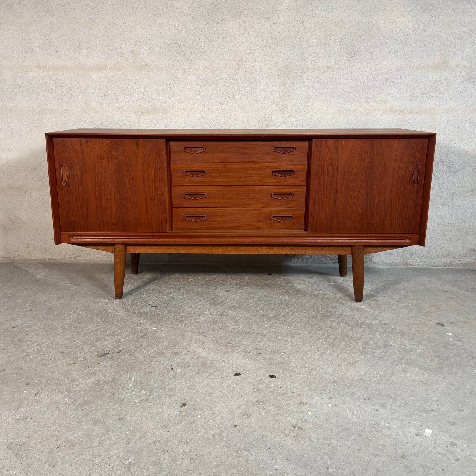 Clausen & Søn Teak Sideboard / Lowboard – Denmark, 1960s - Image 4