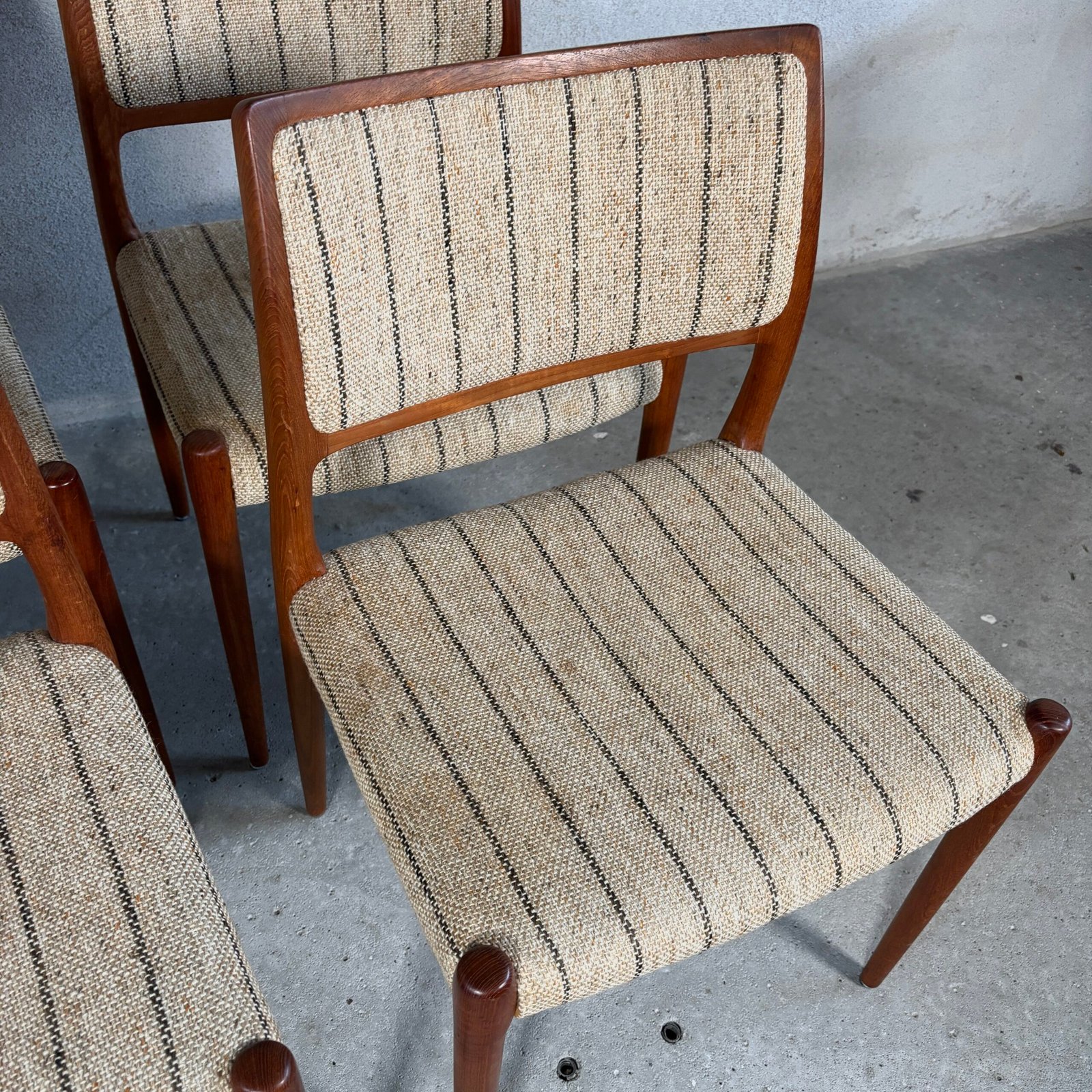 4x Model 80 Dining Chairs by Niels O. Møller - Image 5