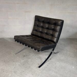 Vintage Barcelona Chair by Ludwig Mies van der Rohe for Knoll Studio