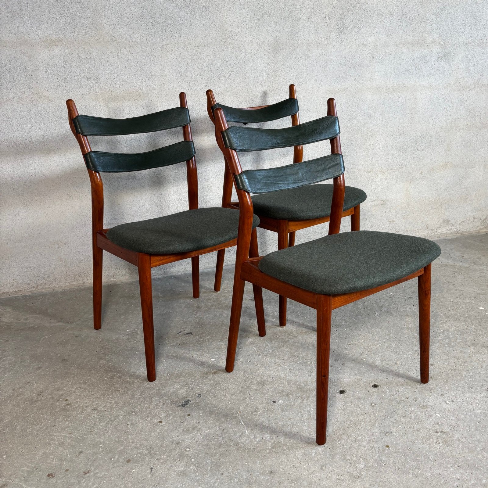 3x Helge Sibast Dining Chairs — Sibast Møbler, Denmark, 1957 - Image 3