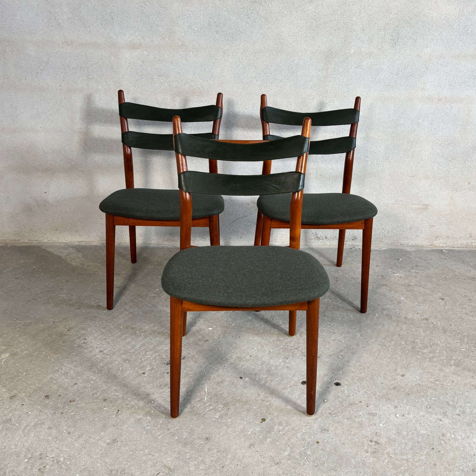 3x Helge Sibast Dining Chairs — Sibast Møbler, Denmark, 1957 - Image 2