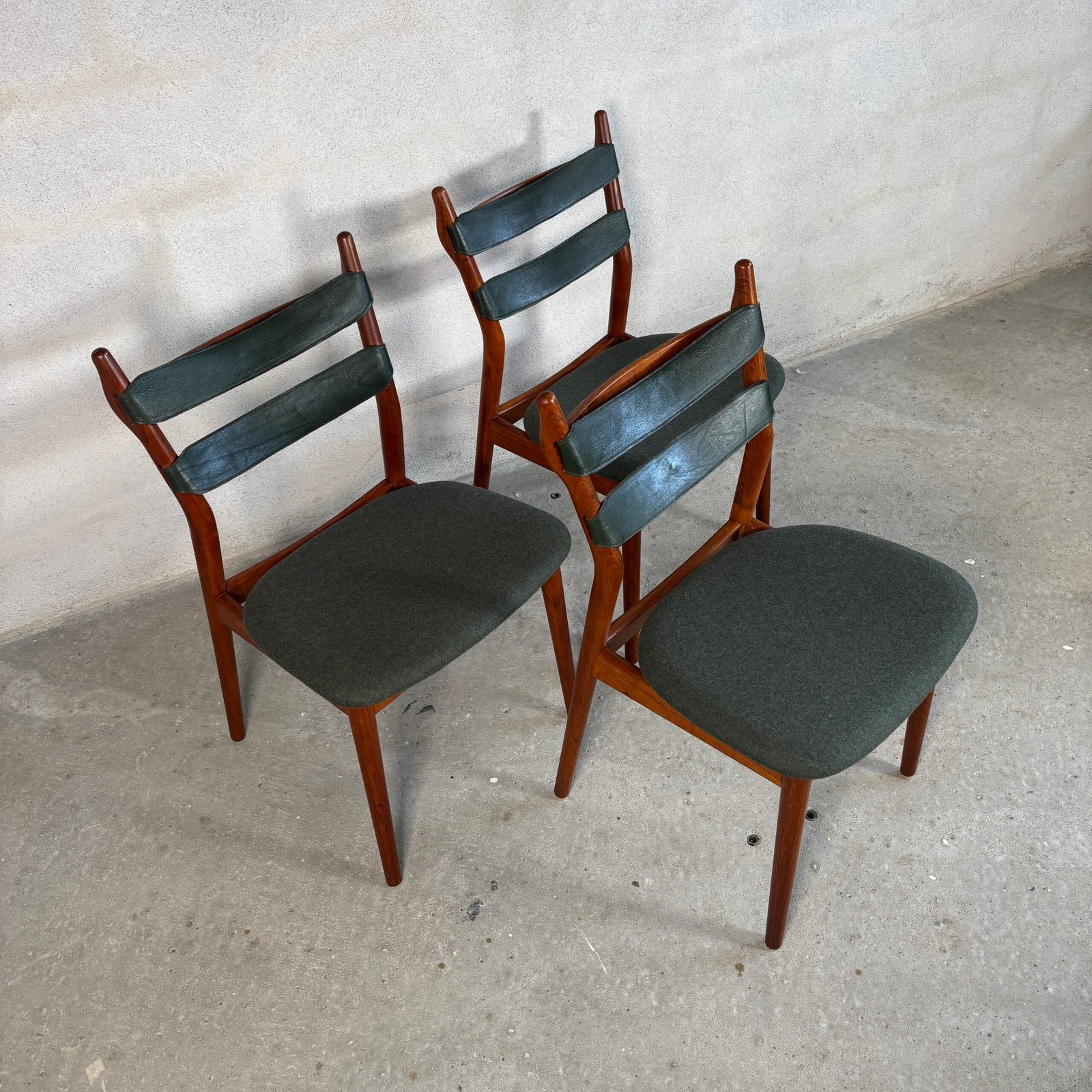 3x Helge Sibast Dining Chairs — Sibast Møbler, Denmark, 1957 - Image 4