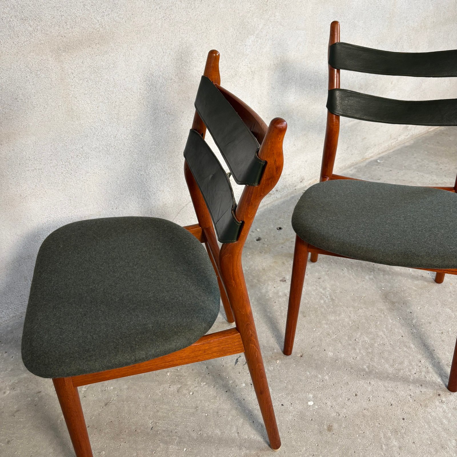 3x Helge Sibast Dining Chairs — Sibast Møbler, Denmark, 1957 - Image 7