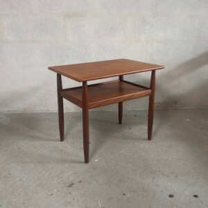 Teak Side Table by Ejvind A. Johansson for Vitré