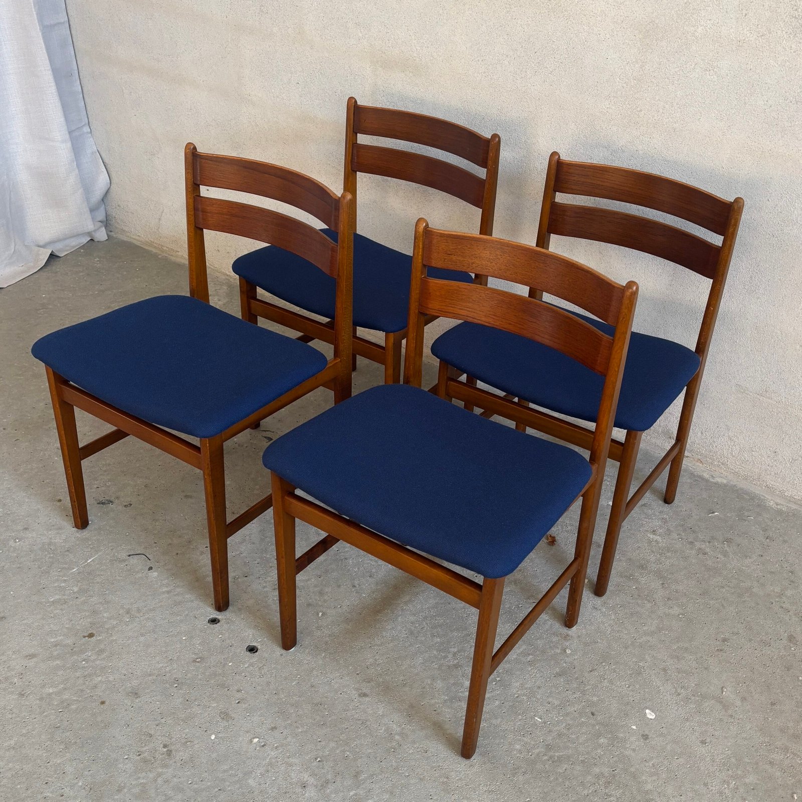 4 Teak Dining Chairs by Boltinge Stolefabrik - Image 4